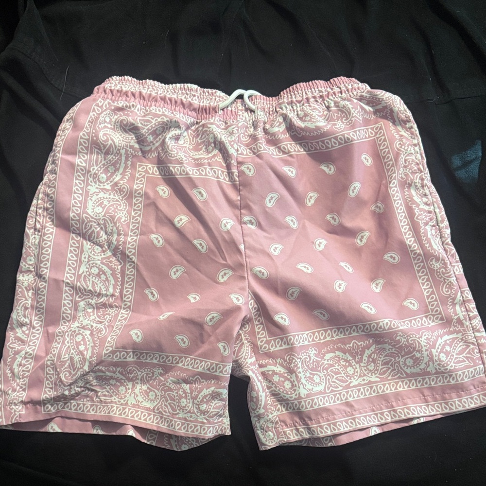 Pink bandana shorts